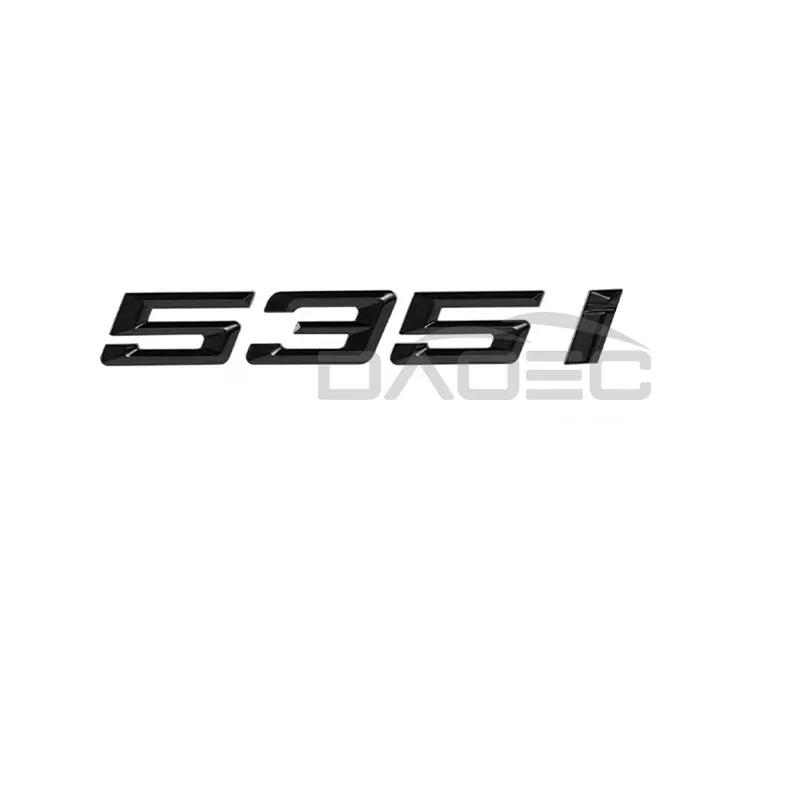Insignia Emblema Calcomanía Pegatina Letras 3D ABS para Maletero de Coche Para BMW Serie 5 520i 525i 528i 530i 535i 540i E39 E60 E61 F10 F11 G30 tv2