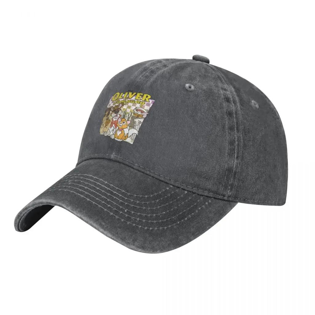 Oversized Oliver Company Checkerboard Cityscape demin Trucker Hat Breathable Design Golf Hat Baseball Cap For Men