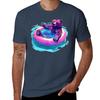 Bear Chilling In Pool Tshirt High Elasticity Sports Tshirt