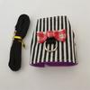 Breathable Small Pet Harness and Leash Set Adjustable Bowknot Hamster Collar Vest Easy To Wear Comfortable