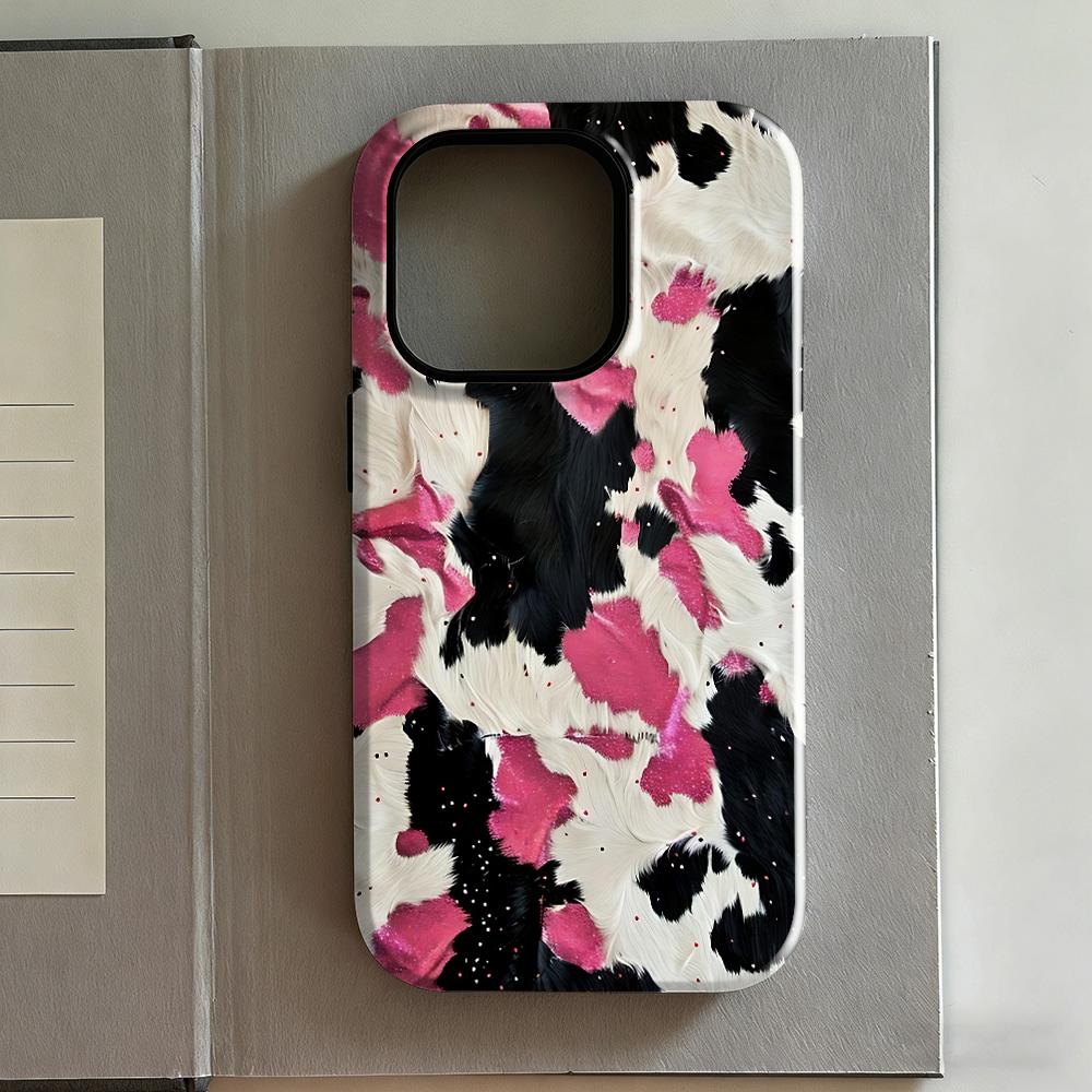 Clmj Leopard Print Hot Phone Case for IPhone 17 16e 16 15 14 13 12 11 X XS XR 8 Air Pro Max Plus Luxury Double-layer Back Cover