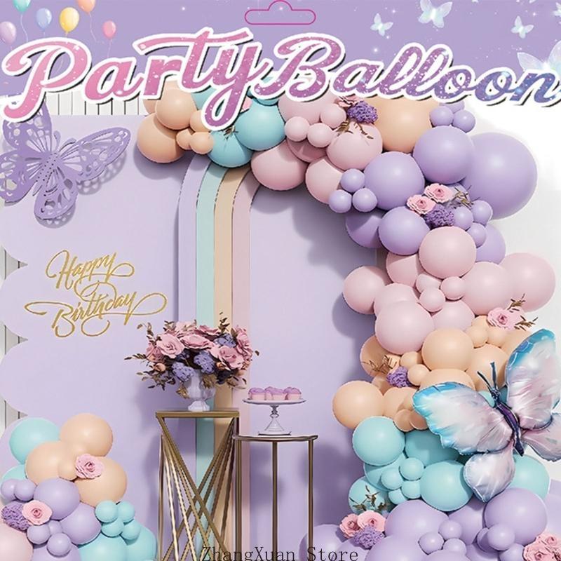 Latex Balloon Garlands Set Colorful Balloon Arch Set Suitable for Weddings Birthdays and Celebration with Easy Setup