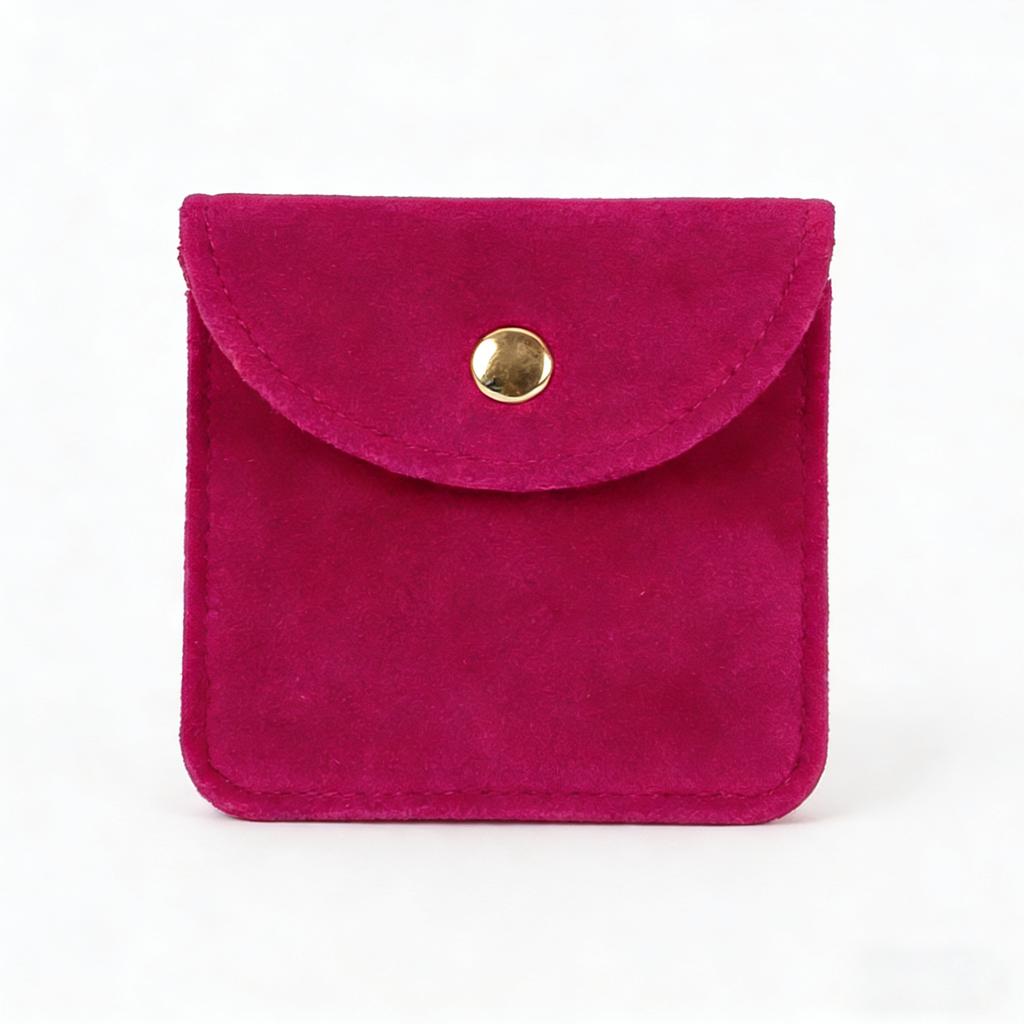 1/10 piece short plush jewelry packaging bag buckle bag ring earring bracelet necklace storage wedding party chic gift bag