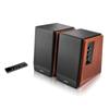 Direct Edifier R1700BTs Enceinte bibliothèque Enceinte PC 66W Enceinte moniteur active Amplificateur équipé d'une entrée caisson de basses MDF Bois Lot de 2 Marron