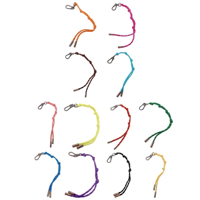 Pack of 4 Rope Key Rings Stylish Rope Keychain Fashionable Key Adornment Key Holder Key Clip Suitable for Daily Use