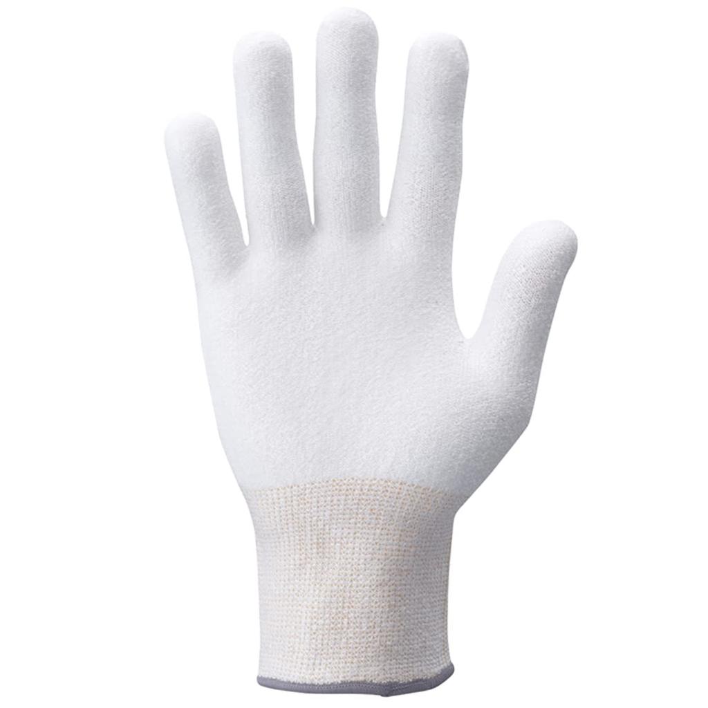 Showaglove Cut-Resistant Gloves No.520 ChemStar Fit L Size White 1 Pair × 2-Pack