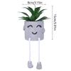 Face Hanging Leg Planter Pots for Indoor Outdoor Plant Smile Face Plant Pots Hanging Flowers Pots Face Planter