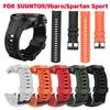 24mm Rubber Silicone Strap For Suunto 9 Smart Watch Wristband For Suunto 9 Baro Replacement Bracelet Spartan Sport Watch Band