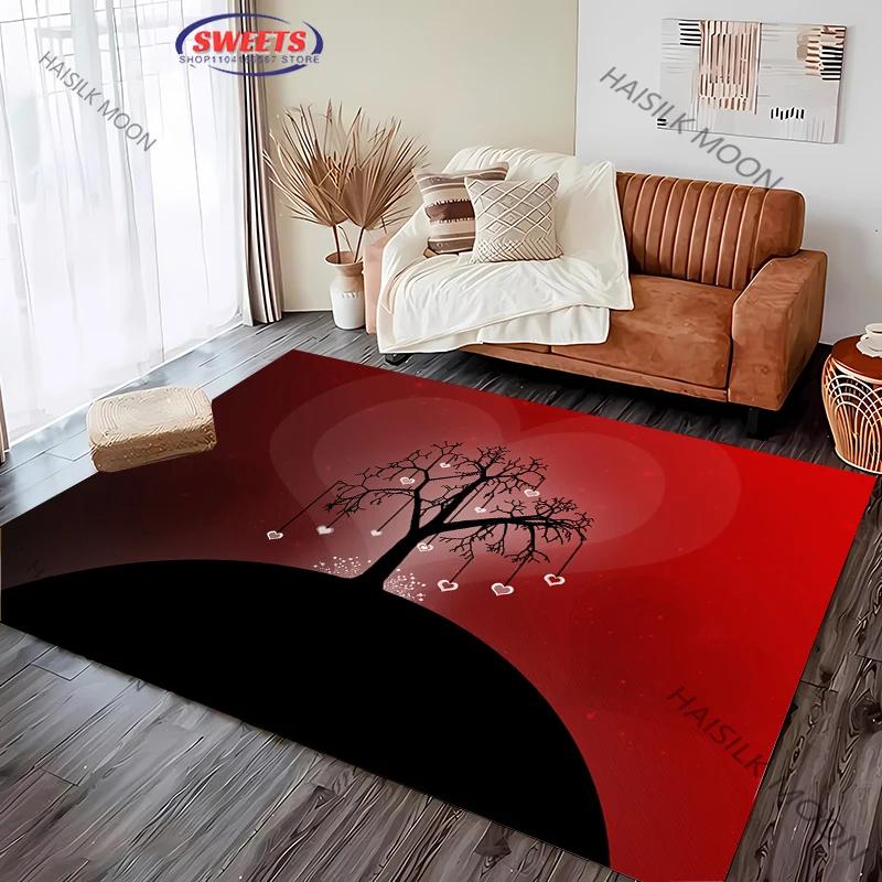 

Kinds of Art Love Pattern Printed Carpet Bedroom Living Room Sofa Balcony Four Seasons Mat Multi-size Optional Rug Luxury Gift 40x60cm (16x24in)