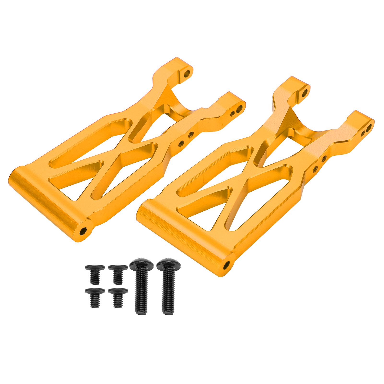 

RC Rear Suspension Arm Aluminum Alloy Rear Swing Arm Upgrade Parts Accessories for Wltoys 104001 1 10 RC Car Gold