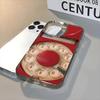 Retro Telephone Pattern Phone Case For iPhone 17 Air 16 14 15 Pro Plus 13 12 11 Pro Max Shockproof Silicone Soft Cover Fundas
