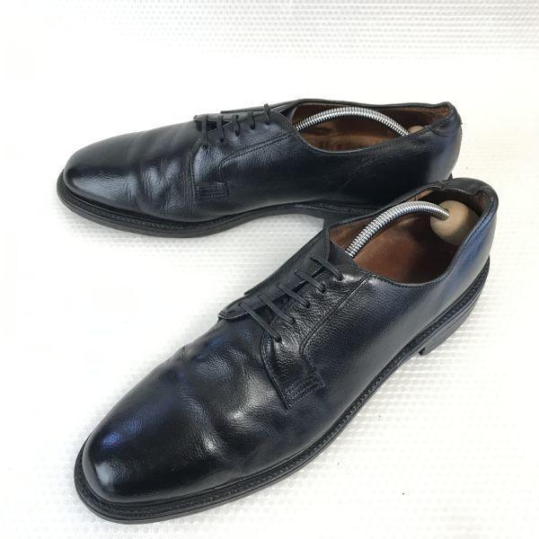 

USA 80s-90s Vintage J.C.Penney Leather Goodyear Plain-Toe Shoes 10.5B/27.5-28.0 Black(USED)