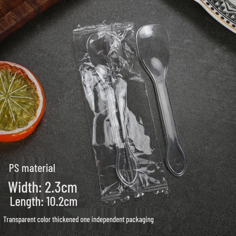 

ZISIZ Disposable Plastic Spoons