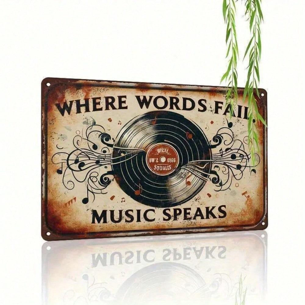 Vintage Tin Sign Retro Metal Plaque Wall Decor Home Art