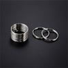 100 Pieces 12MM Keyring Connectors Iron Split Rings Suitable for Jewelry Making and Projects