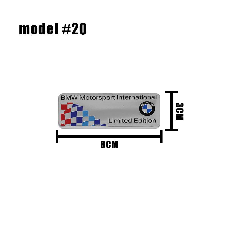Zinc Alloy Styling Car Body Trunk Emblem Sticker Accessories For BMW E46 E90 E60 F30 F10 E39 E36 E87 F20 E90 E70 M3 M5 M6 G20 Z3 AQ3