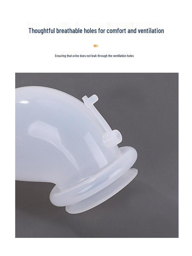 Portable Anti-Leak Silicone Urine Collector for Men and Women with Incontinence