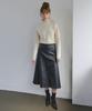 PAUL&ALICE Line Turtleneck Pullover / Ivory