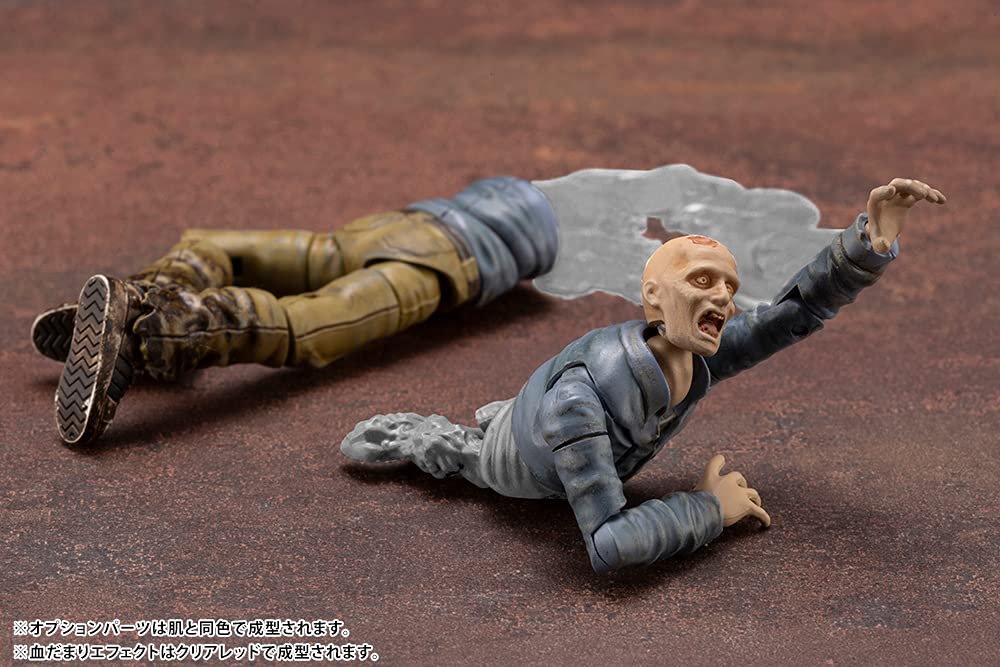 END OF HEROES Zombinoid Biter, 1/24 Scale Plastic Model Kit, Approx. 75mm Tall, KP525