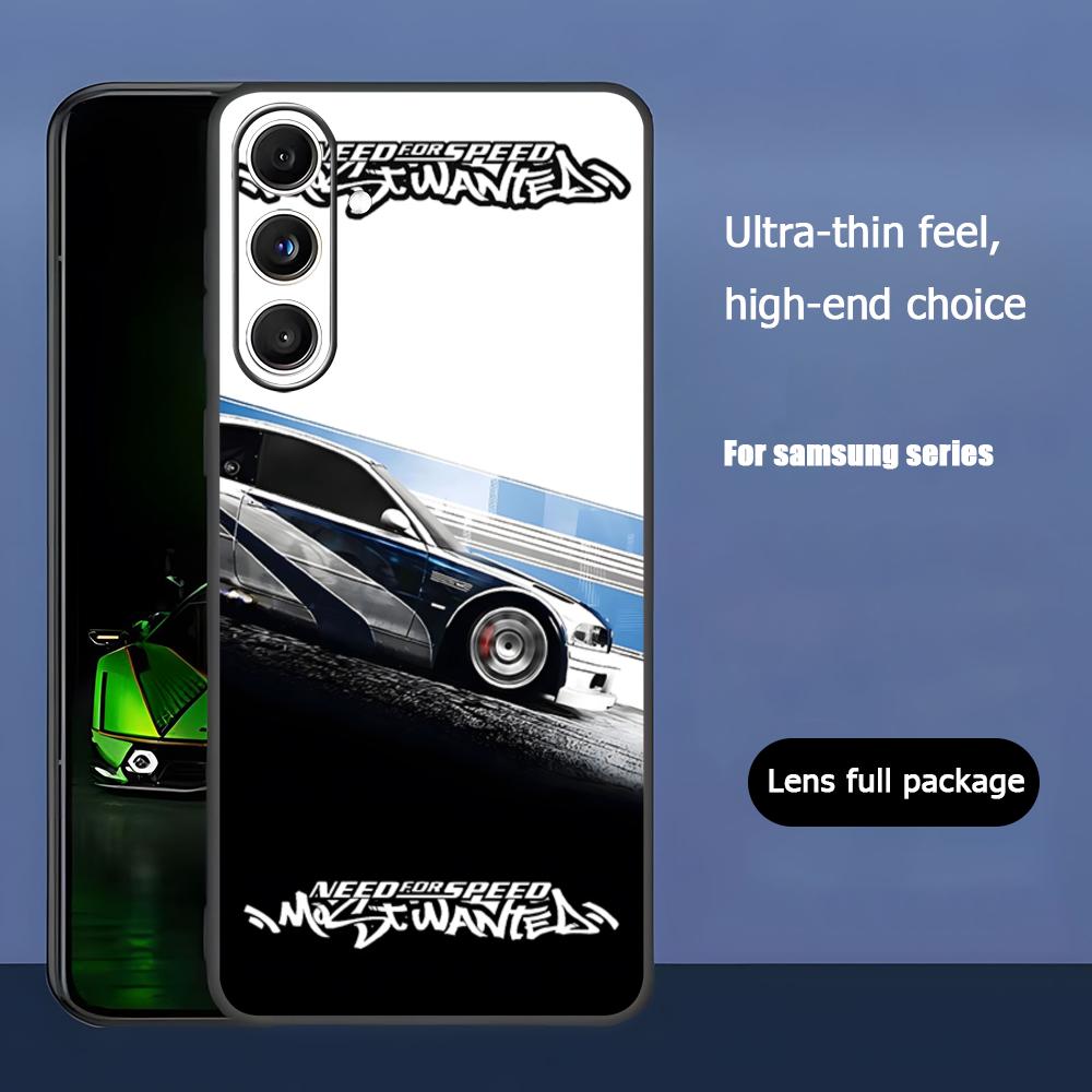 

Cool Need For S-Speed Game Phone Case For Samsung Galaxy S25 S24 S23 S22 S21 S20 Plus Ultra Note20 Soft Black Samsung S23