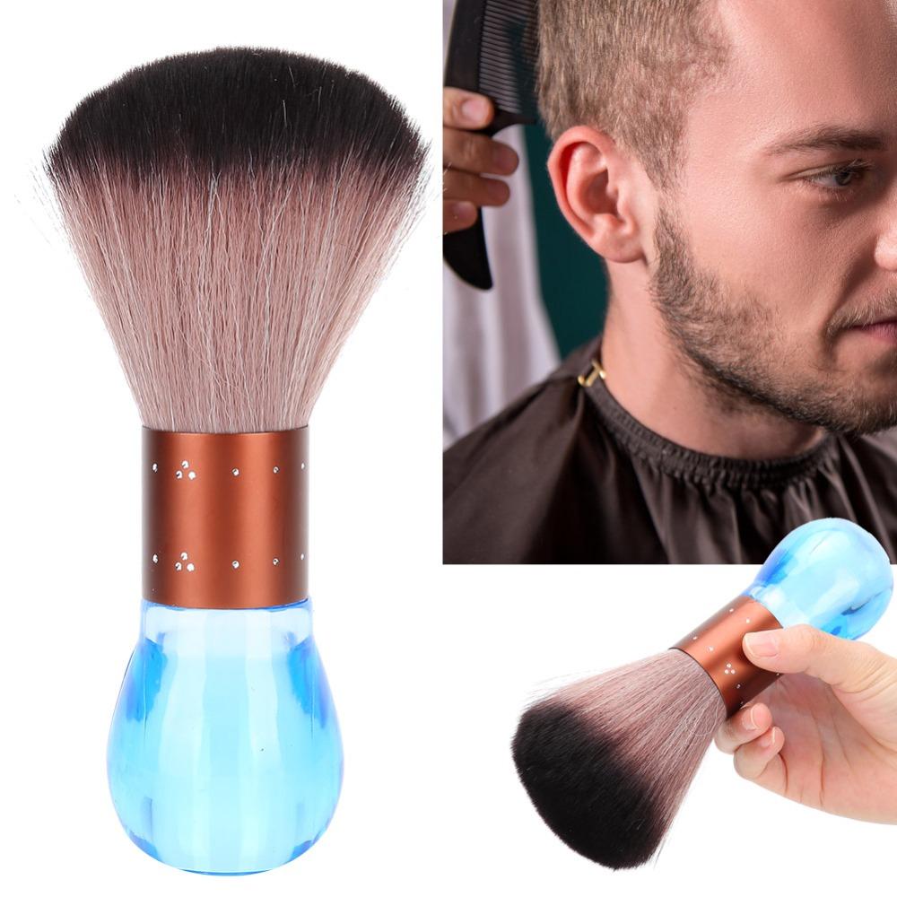 Soft Fiber Hair Dust Cleaning Brush Reusable Barber Neck Duster Home Use