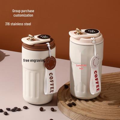 New 316 Stainless Steel Insulated Coffee Mug - Stylish, Double-Layer, Portable Travel Cup for Men & Women