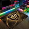 Athletic Bilbao Football Design Crystal Velvet Carpet Cozy Non?Slip Printed Rug For Bedroom Living Room Entrance