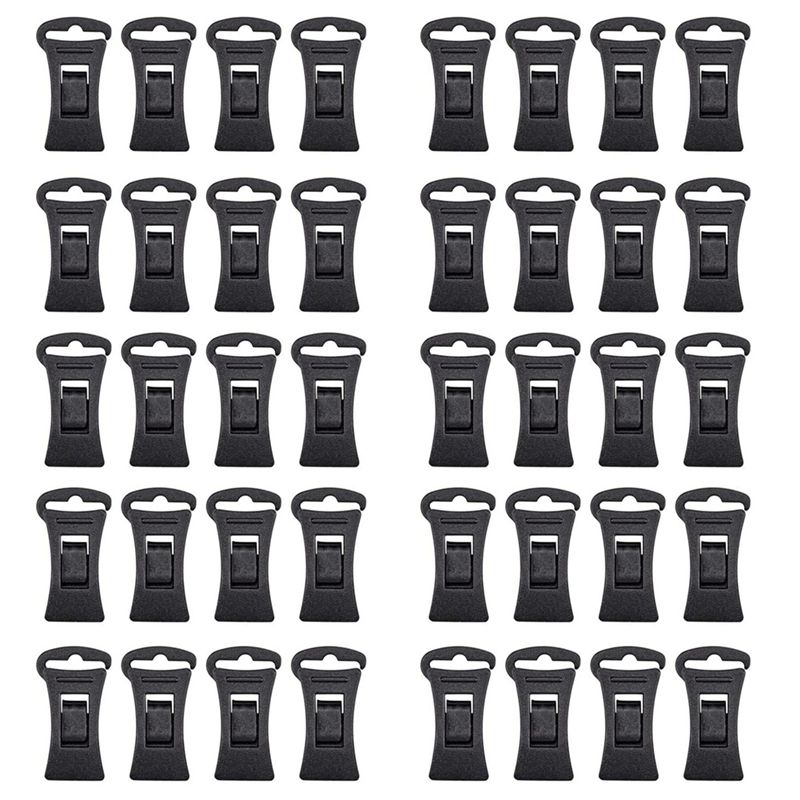 AEE4-40Pcs Laundry Sock Clips Socks Hanger Laundry Clothes Clips Clothespins Clips Drying Racks Drying Or Hanging Clips