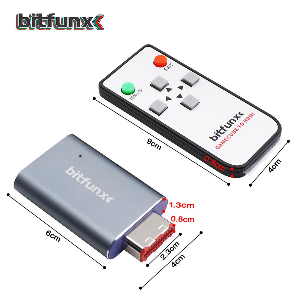 Bitfunx GC Video HDMI Adapter Digital AV To HDMI GC2HDMI for Nintendo Gamecube NGC DOL-001 Game Console
