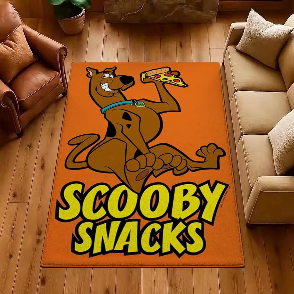 Scoobydoo Spooky Mystery Adventure Indoor Rug Nonslip Easyclean Carpet For Entryway Hallway Balcony Home Party Decor New Year Gift