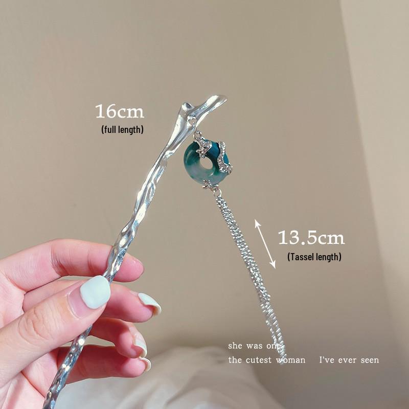 Tassel Flower Hairpin: Elegant Chinese Style Hanfu & Qipao Hair Accessory for Women