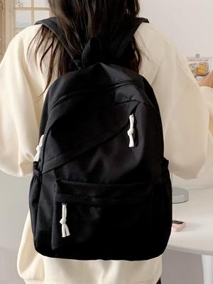Nylon studentenrugzak in Koreaanse stijl: 2025 Mode, Lichtgewicht, Casual & Veelzijdig voor Mannen & Vrouwen