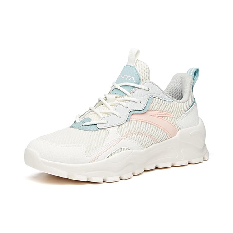 New ANTA Variety Training Collection Training Shoes Women's Low top Ivory White/Crab Shell Green 922027022-2