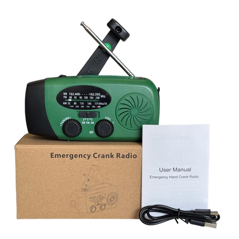 Multi-Functional Solar-Powered Hand-Crank Radio for Emergency and Disaster Preparedness