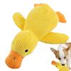 Dog Chew Toys Plush Companion Sleeping Duck Dog Toys for Small Large Dogs Bite Resistant Teeth Grinding Sound Relief Sound Toy