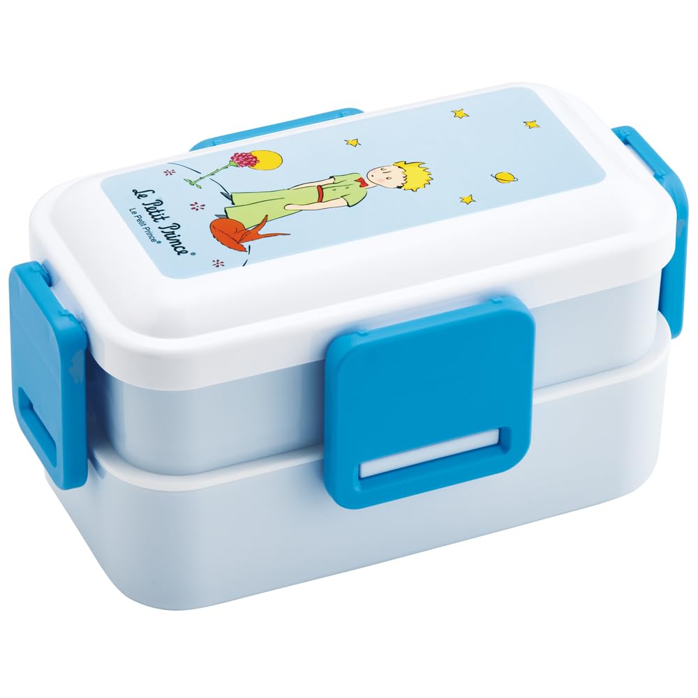 Ланч-бокс Skater Bento с мягкой крышкой  Маленький принц , Made in Box, 2 яруса, 600 мл, Женский, Антибактериальный, Наполнитель, Крышка, Дизайн, Япония, PFLW4AG-A