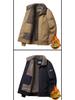 Men's High-End Winter Pilot Jacket with Lambswool and Velvet