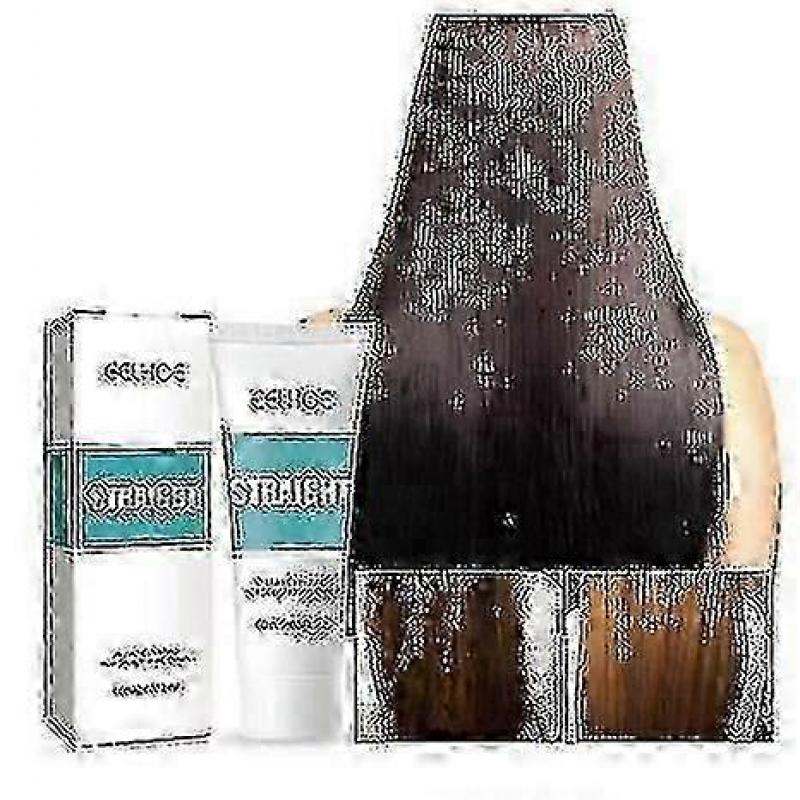 3pcs Hair Straightener Cream Permanent Protein Correcting Hair Straightening Cream Straight Hair Rebonding Cream