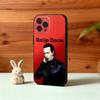 M-Manson M-MarilynS Singer Phone Case For iPhone17 16 15 14 13 12 11 Pro Max Plus,5G Soft Black Case