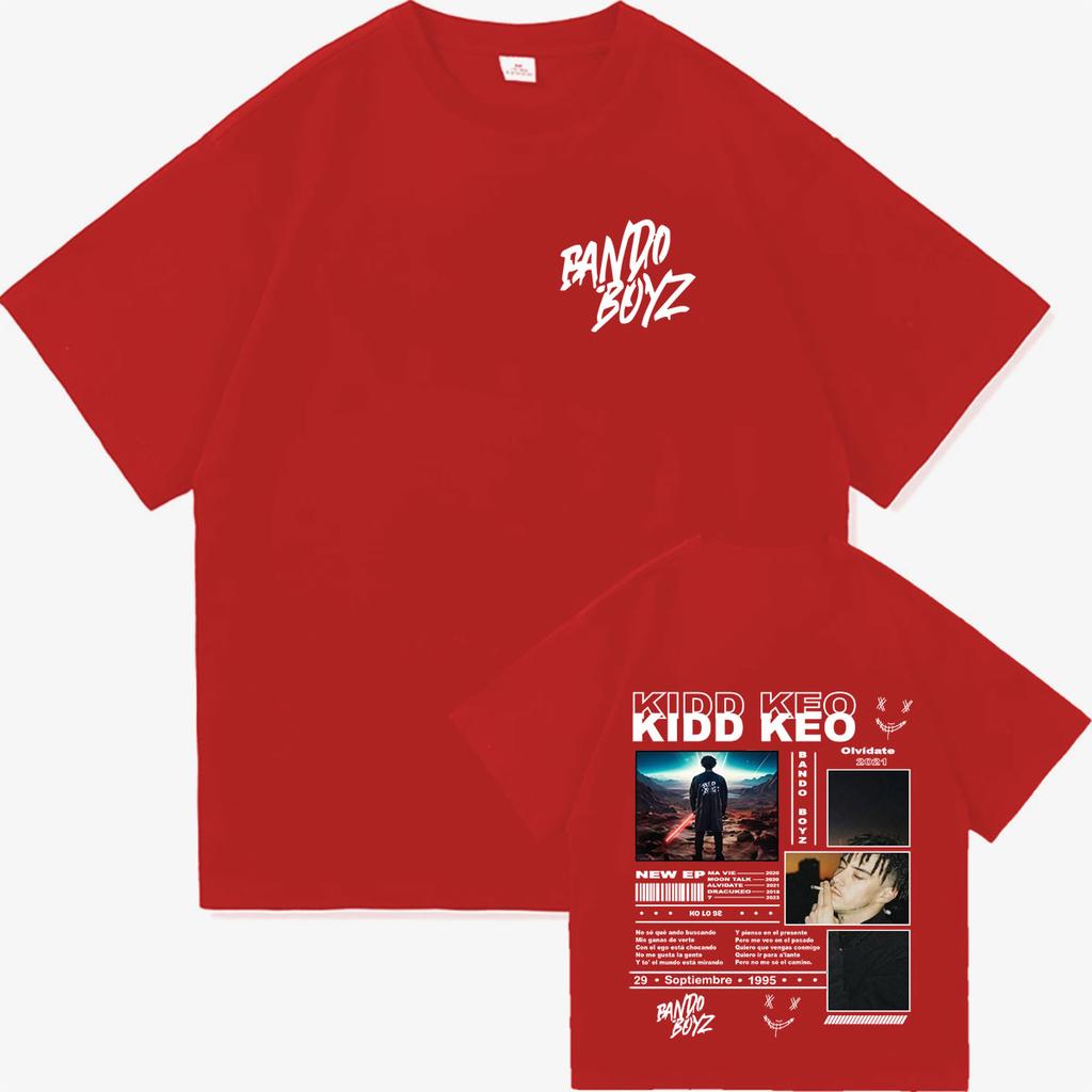 Rapper Kidd Keo Bando Boyz New Graphics Fashion Short Sleeve Tshirt Unisex Women Tshirt Cotton Oversized Streetwear T Shirt Unisex