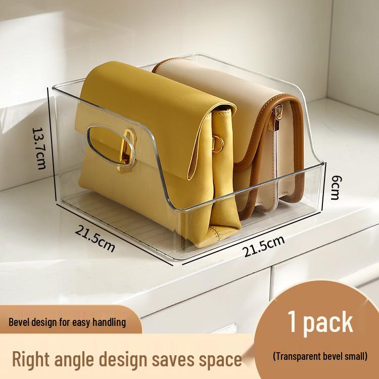 Acrylic Bag & Briefcase Storage Wardrobe Divider Shelf