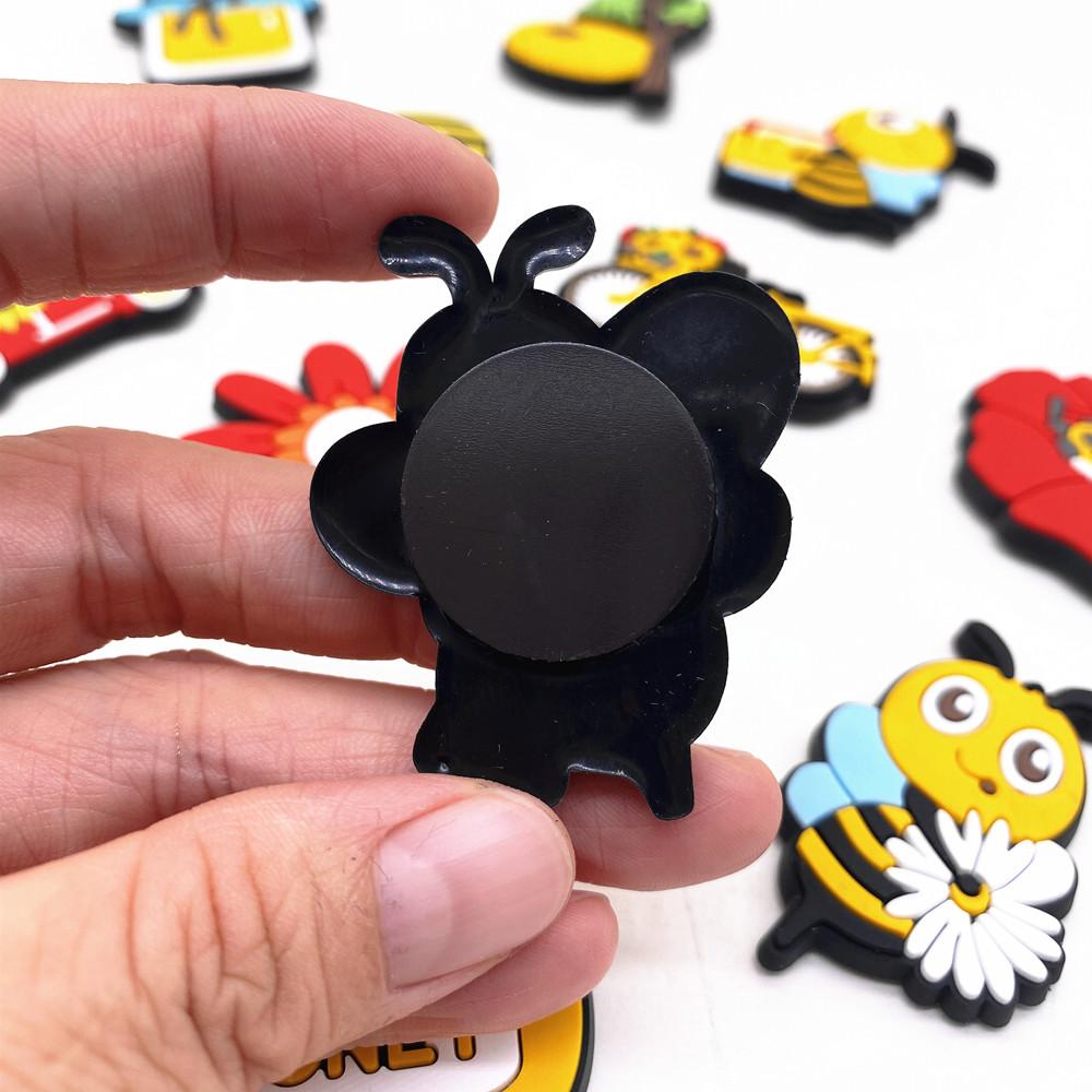 Neue Kühlschrankmagnete Cartoon Bienen Niedliche Magnete für Kinder Tier Kühlschrankmagnete für Küchendekor Magnetisches Bienen Spielzeug