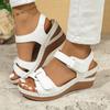 Fashion New Style Women Sandals Soft Stitching Ladies Comfortable Flat Sandals Women Open Toe Beach Shoes Woman Footwear Sandals Treking