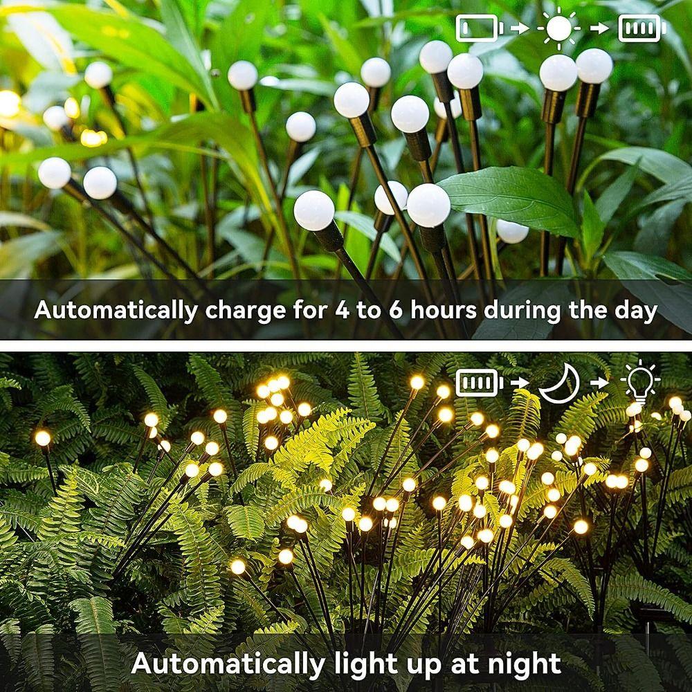 Hot Sale Solar Firefly Lights Led Solar Lamp Powered Lawn Lamp  Hallway