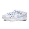 Nike Dunk Leather Coverage Slip Resistant Impact Resistant Abrasion Resistant Low top Skateboard Shoes Men's Gray Blue DV0831-101(Team59-)
