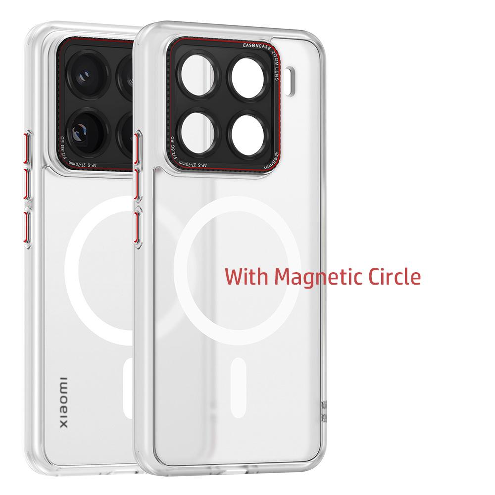 For Xiaomi 14 15 Pro Ultra Case Magsafe Wireless Charging Frosted Anti-Fingerprint Matte Skin Friendly Phone Grip Case Cover