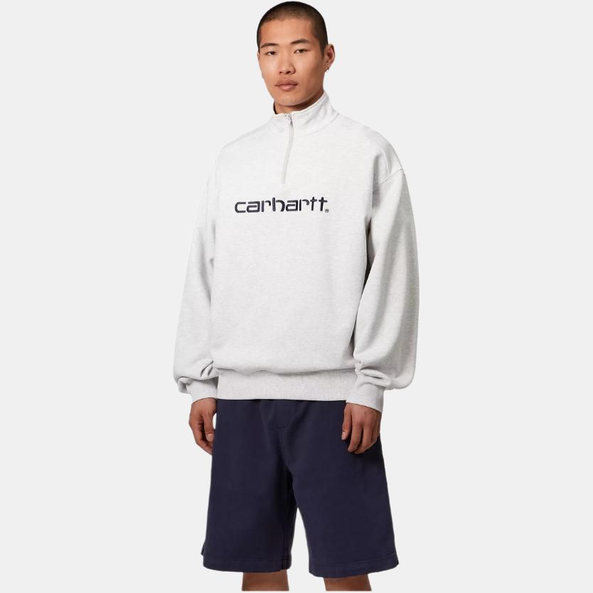 Carhartt WIP SS25 Script Half Zip Sweatshirt Men sweatshirt A251045-11T-XX