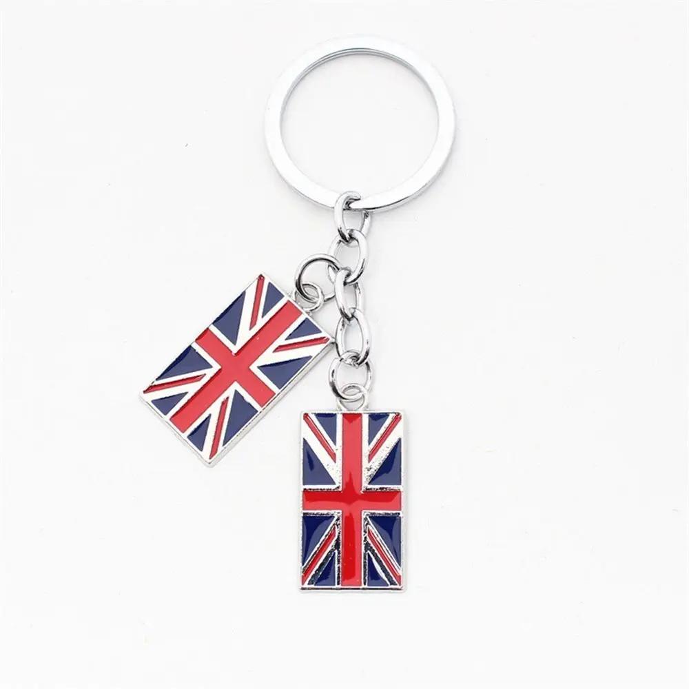Taška Kabelka Přívěsek na klíče Vynikající kvalita Klíčenka Klíčenka s vlajkou Spojeného království Klíčenka Union Jack Klíčenka GB Britská vlajka Přívěsek ve tvaru srdce