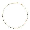 Crystal Clip Square Chain Titanium Steel Necklace Women's Premium Clavicle Chain