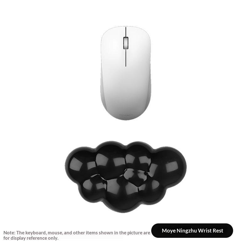Cloud Shaped Silicone Keyboard Wrist Rest Cartoon Style Mouse Wrist Pad for Girls Teen Home Office Desk